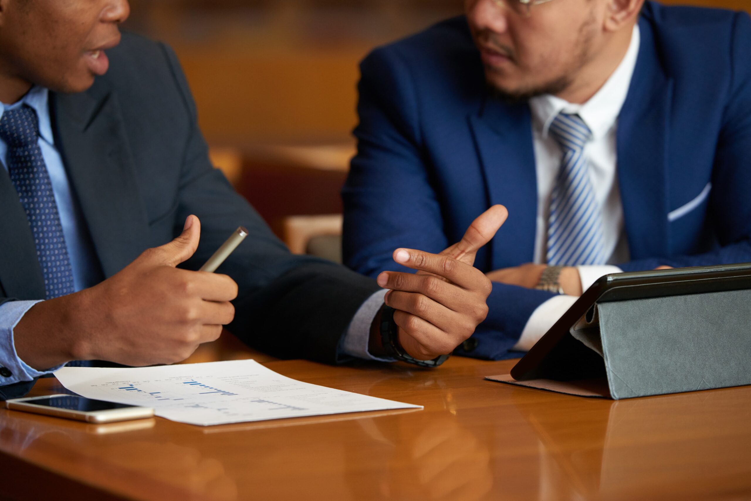 Lawyers Discussing Family Law