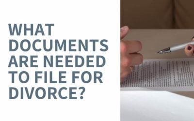 Documents Needed For Divorce