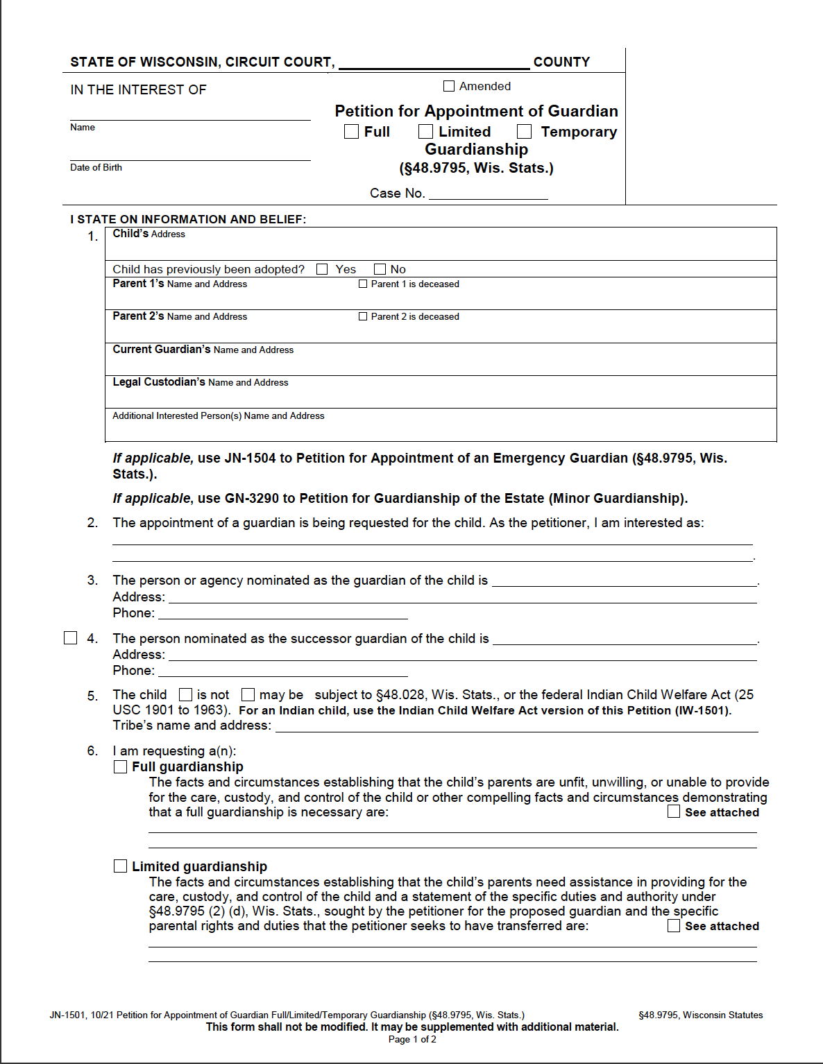 Guardianship Forms Pic